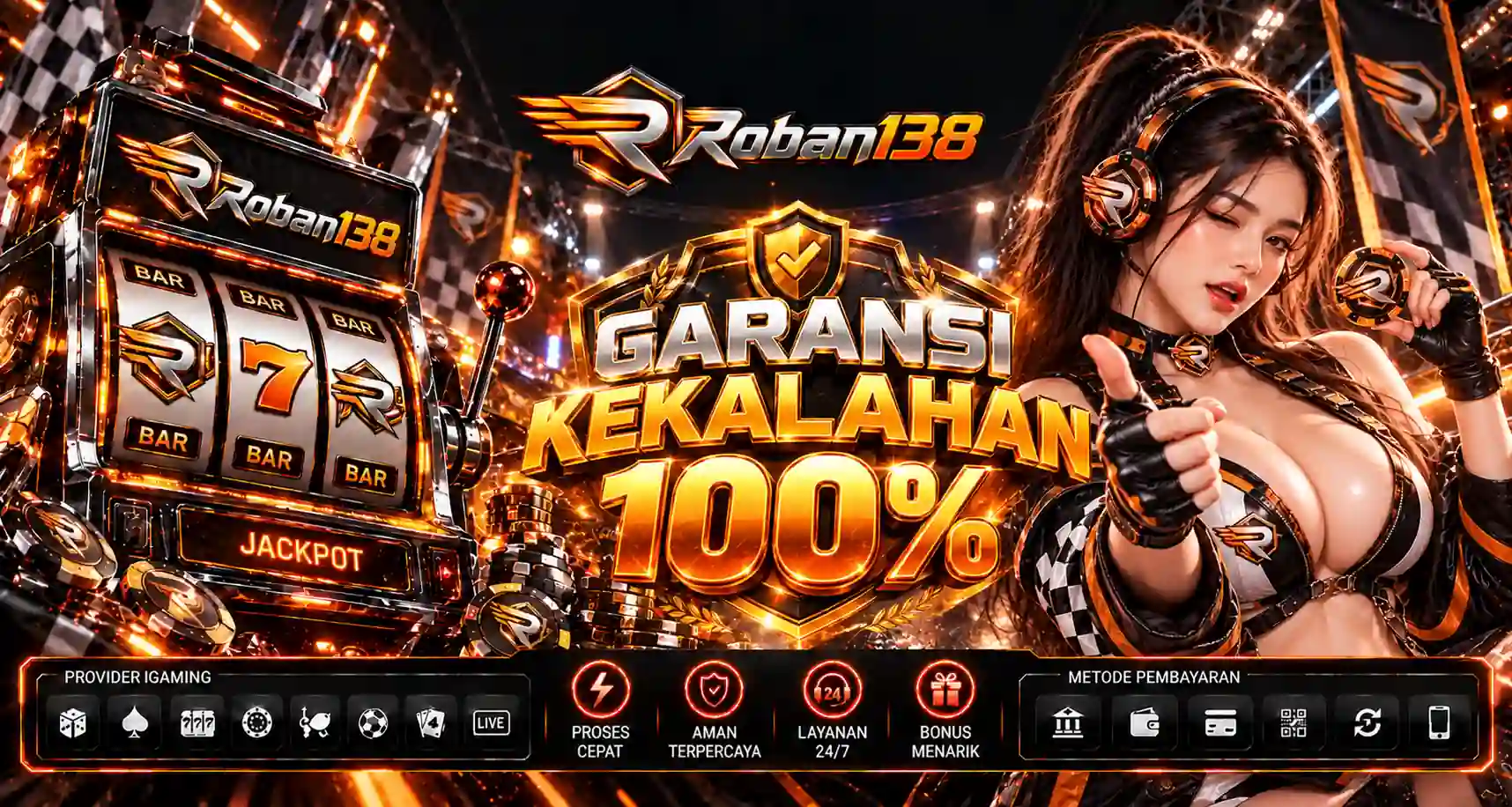 GARANSI KEKALAHAN 100%